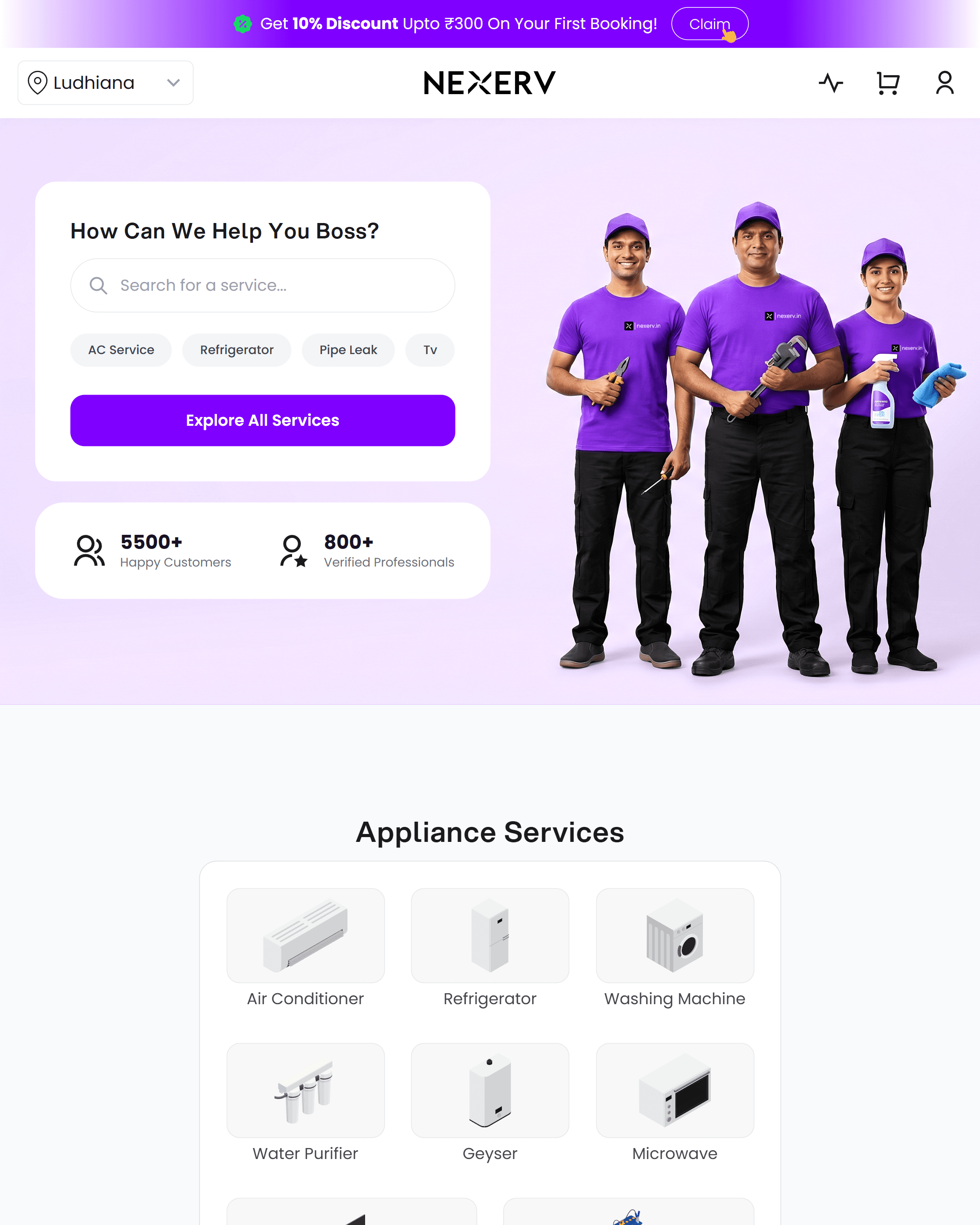 Nexerv - Home Services